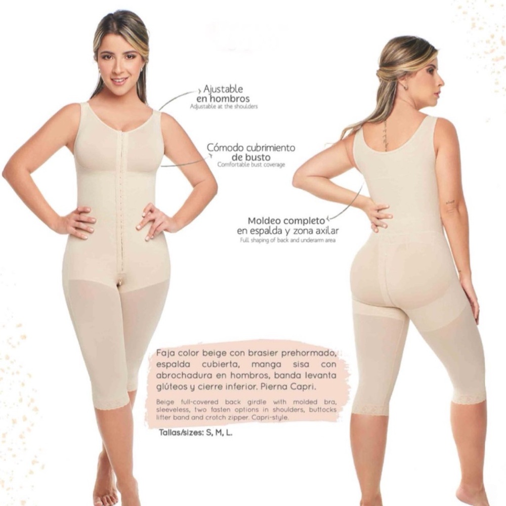 Beige Shapewear Bodysuit
